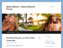 Tablet Screenshot of desiremexico.com